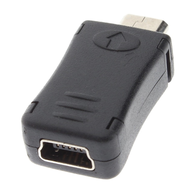  Mini USB till Micro USB hane laddare adapter