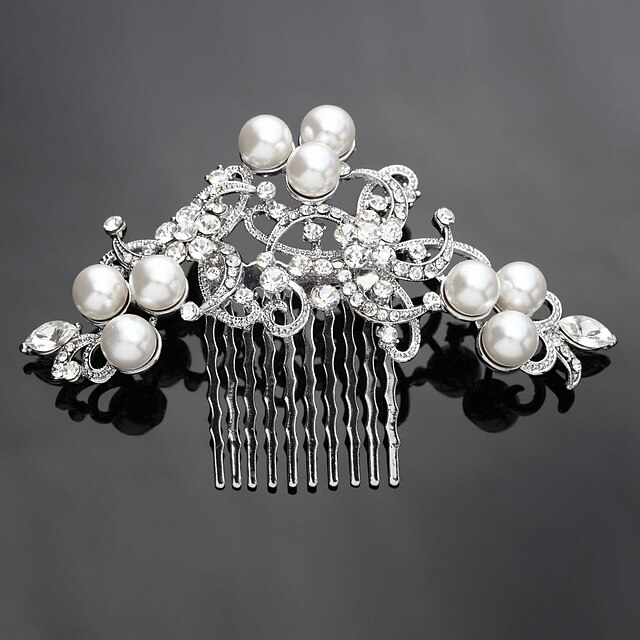  Women's Alloy Headpiece-Wedding Special Occasion Hair Combs Elegant Style