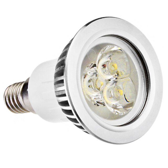  1 buc 3 W 200-250lm E14 / GU10 / GU5.3 Spoturi LED 3 LED-uri de margele LED Putere Mare Alb Cald / Alb Rece / Alb Natural 110-240 V