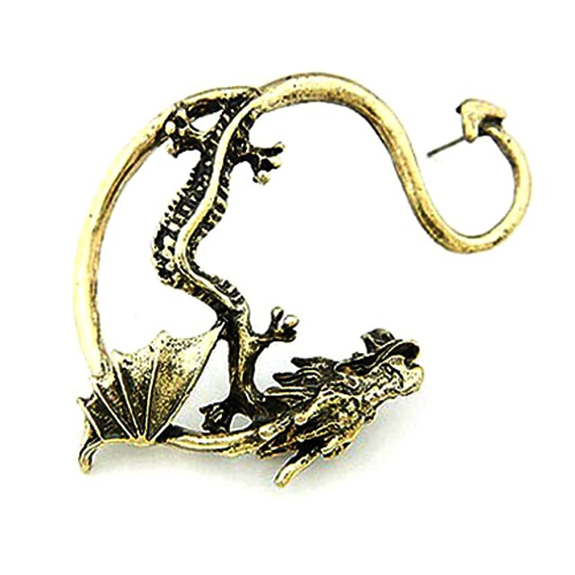  Herr Örhänge Drake Personlig Mode Europeisk örhängen Smycken Brun / Silver Till Julklappar Halloween Dagligen
