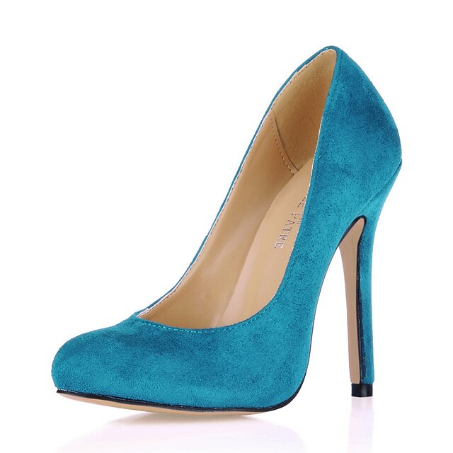  Compact and Elegant Suede Stiletto Heel Pumps Office/Party Shoes(More Colors)