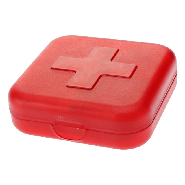  Carcasă Cutie Pilule Călătorie Portabil pentru Accesorii Călătorie pentru Urgență