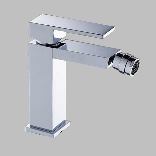  Bidet Faucet - Standard Chrome Deck Mounted Single Handle One HoleBath Taps