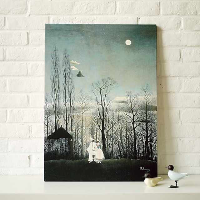  A Carnival Evening by Henri Rousseau Famous Stretched Canvas Print