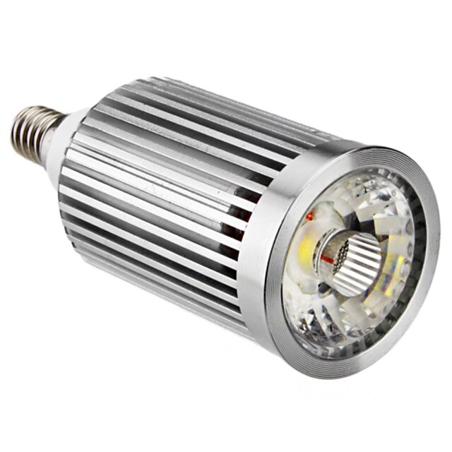  E14 10W 780-820LM 5800-6500K Blanco natural COB LED del bulbo del punto (110-240V)