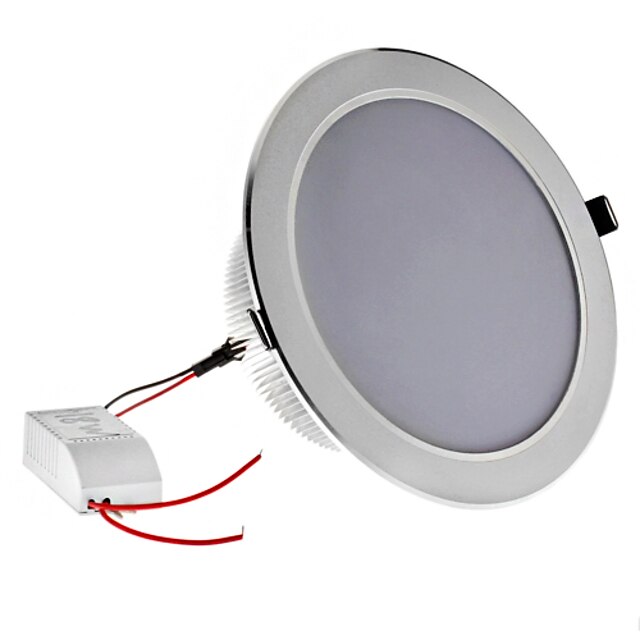  Dimbaar 18W 1620lm 3000-3500K Warm Wit Licht Zilver Shell LED plafond lamp (220V)