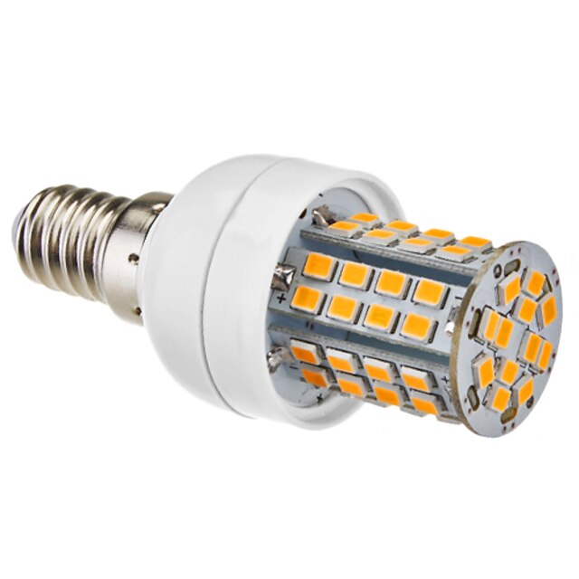  1db 3.5 W LED kukorica izzók 350-450 lm E14 E26 / E27 60 LED gyöngyök Meleg fehér Természetes fehér 220-240 V
