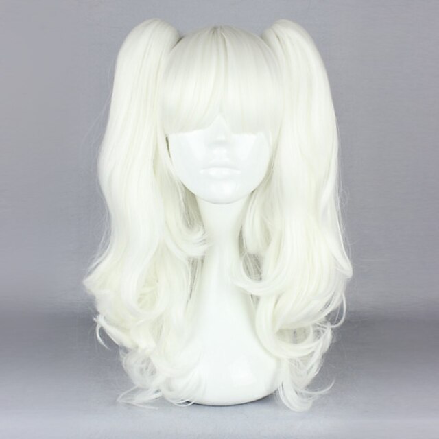  Lolita Cosplay Wigs Women's 18 inch Heat Resistant Fiber Anime Wig
