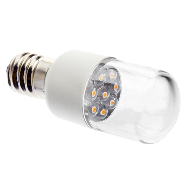  1 buc 0.5 W Becuri LED Lumânare 50-80 lm E14 8 LED-uri de margele Dip LED Decorativ Alb Cald 220-240 V / RoHs
