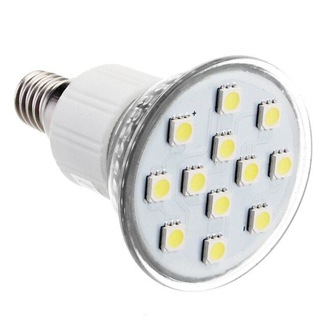  SENCART 100lm E14 LED-spotlys PAR38 12 LED Perler SMD 5050 Naturlig hvid 220-240V