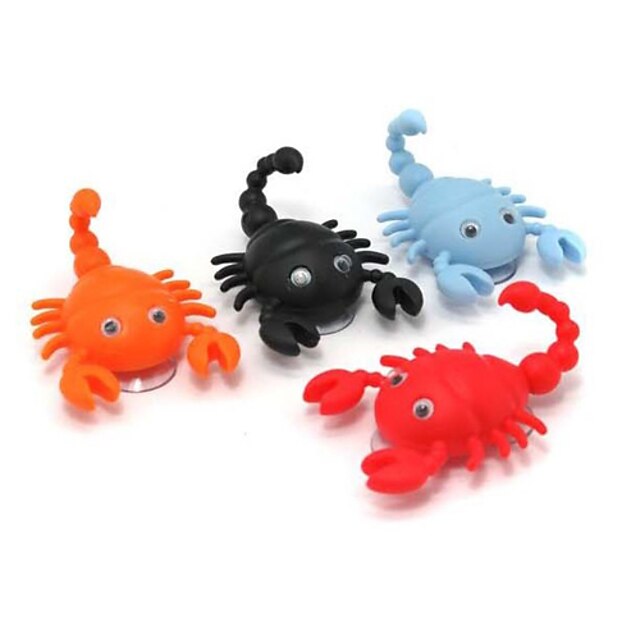  Mini Cute Scorpion Shape Hook Pothook Cap Hanger 2 Suction Cups Random Color