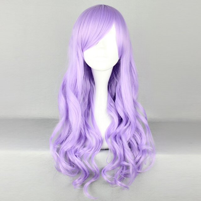  Sweet Lolita Cosplay Wigs Women's 28 inch Heat Resistant Fiber Anime Wig