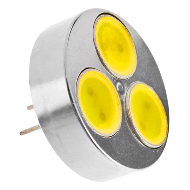  SENCART 370lm G4 LED-lamper med G-sokkel 3 LED Perler Højeffekts-LED Naturlig hvid 12V