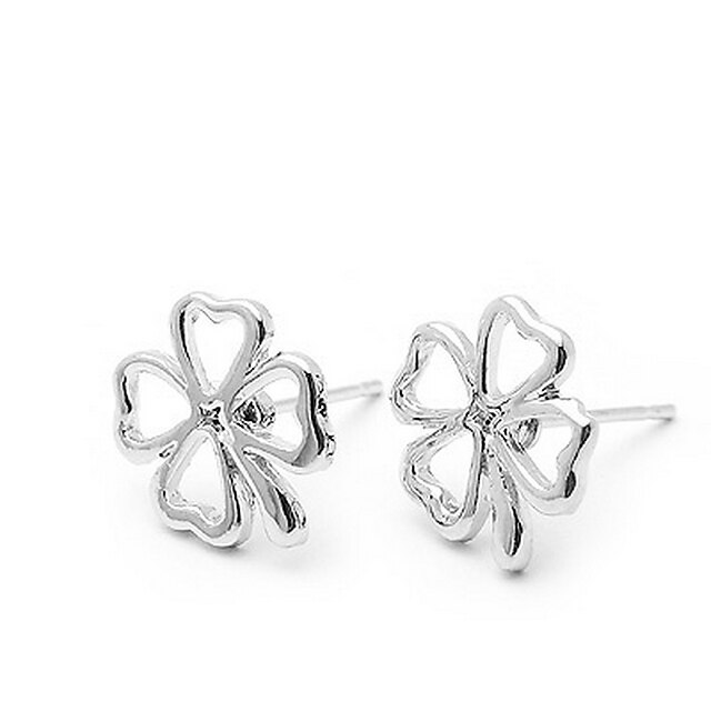  Classic Alloy Clover Shaped Women's Earrings