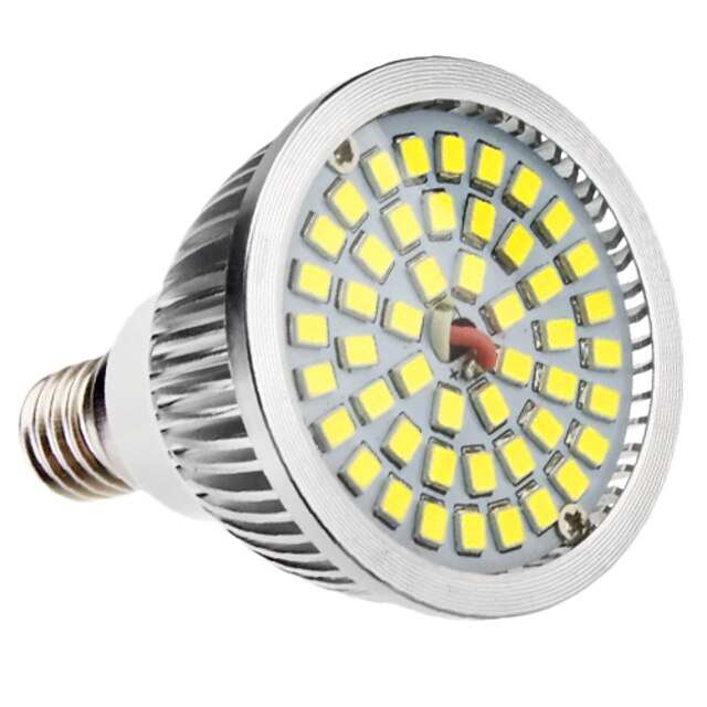  6 W LED-spotlys 500-300 lm E14 MR16 48 LED Perler SMD 2835 Naturlig hvid 100-240 V