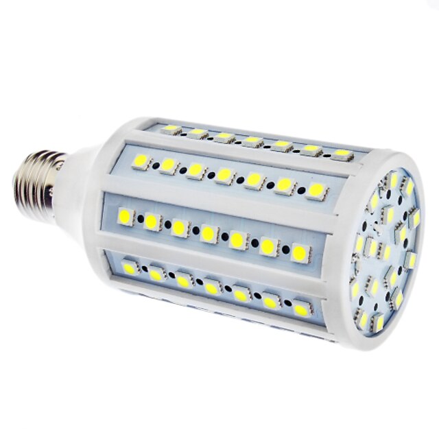  15 W LED-kornpærer 6500 lm E26 / E27 86 LED perler SMD 5050 Naturlig hvit 220-240 V 110-130 V