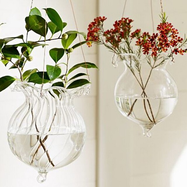  Table Centerpieces Elegant Hanging Glass Vase  Table Deocrations 
