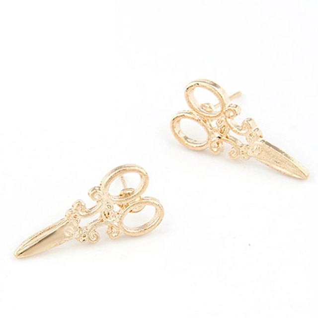  Women's Stud Earrings Scissors Cheap Ladies Personalized Fashion Earrings Jewelry For Daily