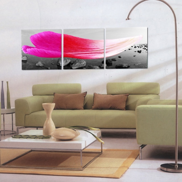  Impression sur Toile Ensembles de Toile Paysage Trois Panneaux Format Horizontal Imprimé Décoration murale Décoration d'intérieur