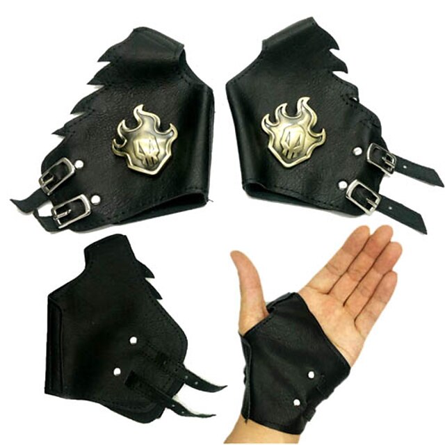  Gloves Festival/Holiday Halloween Costumes Golden / Black Halloween / Carnival Unisex Polyurethane Leather