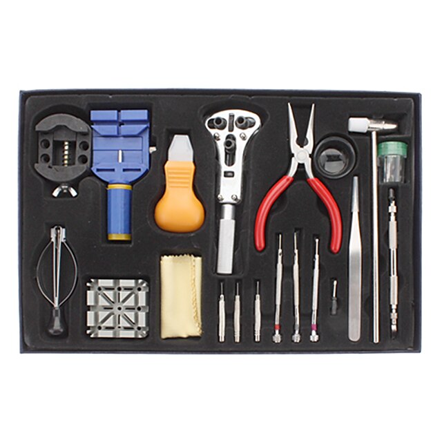  Professional 20-in-1 Tool Set Kit de Reparação do Relógio