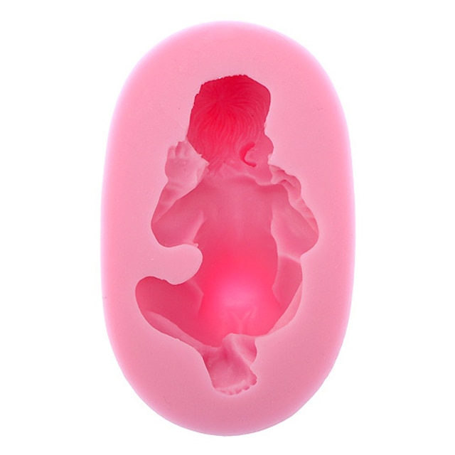  Mold Sleeping Baby For Pie For Cookie For Cake Silicone DIY High Quality 3D