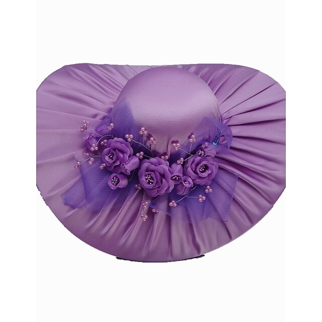  Satin Hats with 1 Special Occasion / Casual / Outdoor Headpiece