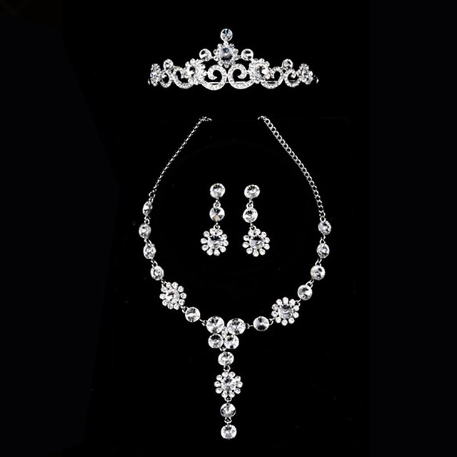  Women's Rhinestone Wedding Party Special Occasion Anniversary Birthday Engagement Gift Alloy