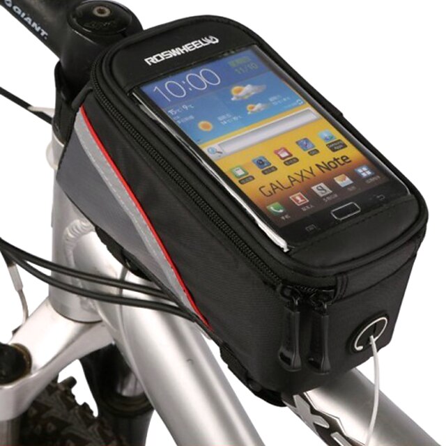  ROSWHEEL Mobilní telefon Bag Brašna na rám Dotyková obrazovka Telefon / Iphone Cyklistická taška PVC Taška na kolo Taška na kolo iPhone 5C / iPhone 4 / 4S / iPhone 5/5S