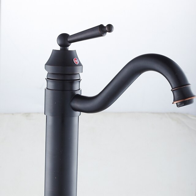  Bathroom Sink Faucet - Standard Oil-rubbed Bronze Vessel One Hole / Single Handle One HoleBath Taps