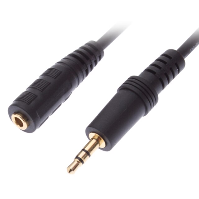  jsj® 1.8m 5.904ft 3.5mm masculin cablu audio de sex feminin - negru