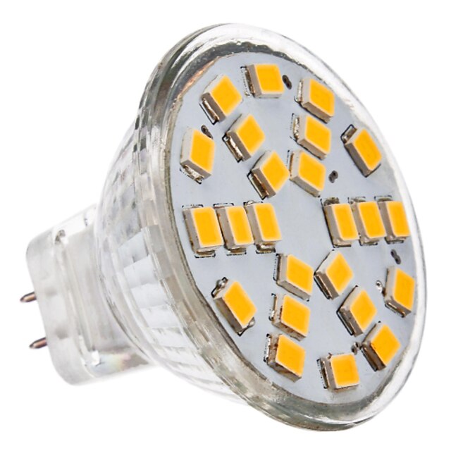  3 W Focos LED 2700 lm GU4(MR11) MR11 24 Cuentas LED SMD 2835 Blanco Cálido 12 V