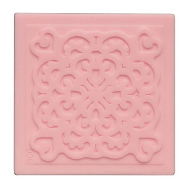  Silicone Flower Embossing Square Mold Lace(Random color)