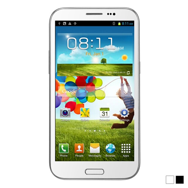  N7889 Android 4.2 1.2GHz Qurd core CPU smartphone s 6,0 palcovým kapacitní dotykový displej (Dual SIM, GPS, 3G, WiFi)