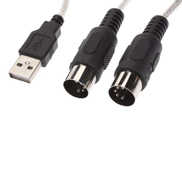  Toetsenbord voor PC USB 2.0 MIDI Interface-adapter adapterkabel