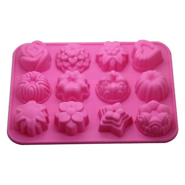  1pc Silicone Eco-friendly 3D For Cake For Cookie For Pie Mold Bakeware tools