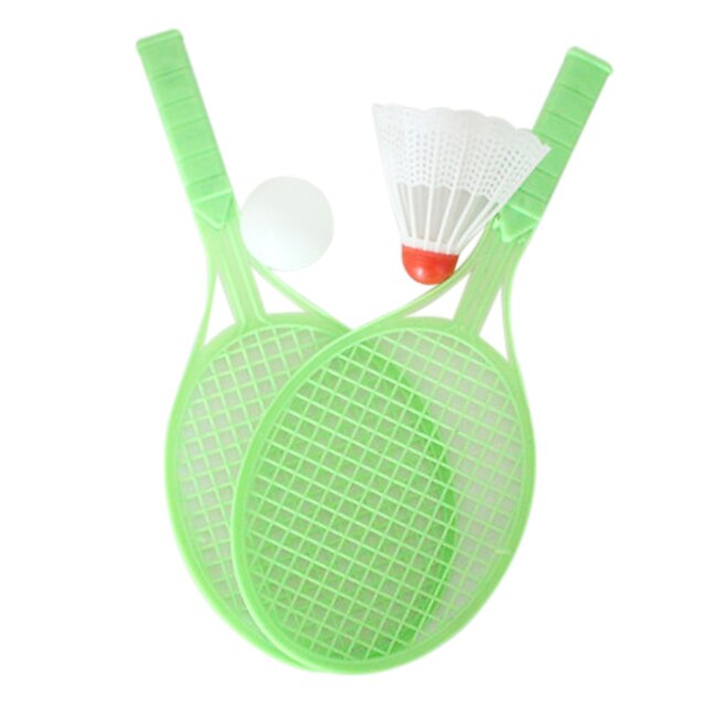  Mini Förälder-barn Badminton & Tennis 2in1 Racket & Ball Set (slumpvis färg)