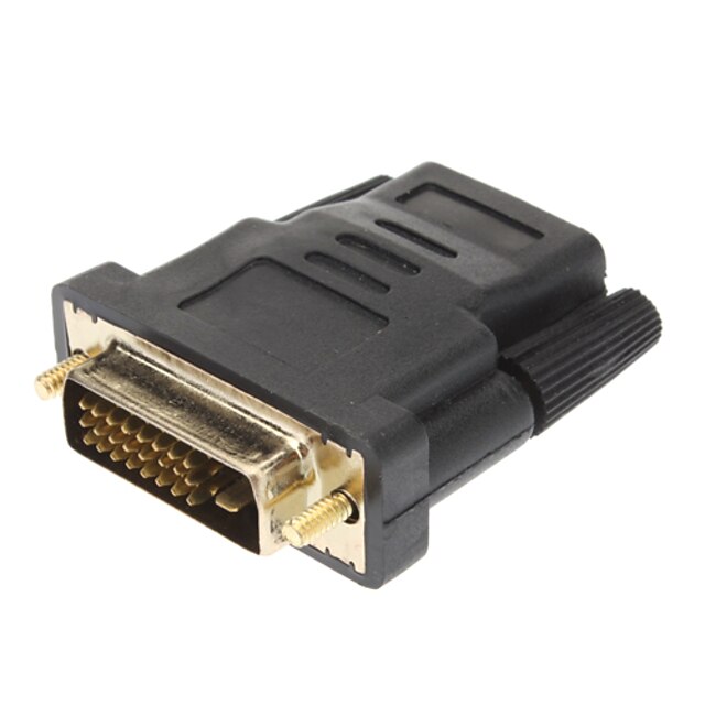  DVI 24 +1 mâle vers HDMI V1.3 adapteur femelle pour Smart LED HDTV / Chromecast / DVD Blu-Ray