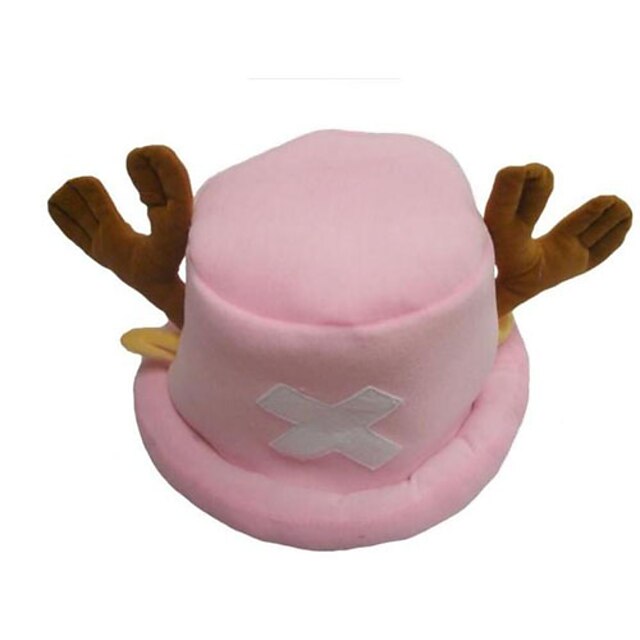  Hatt/Mössa Inspirerad av One Piece Tony Tony Chopper Animé Cosplay-tillbehör Hatt Cap Terylen Herr Varm