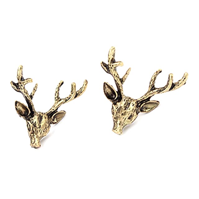  Femme Boucles d'oreille goujon Alliage Cerf Animal Bijoux Quotidien