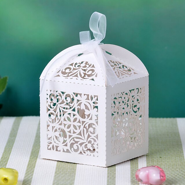  12 Piece/Set Favor Holder Card Paper Favor Boxes Non-personalised