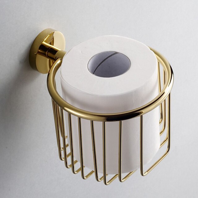  Toilet Paper Holder / Ti-PVD Brass /Contemporary
