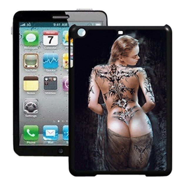 Woman Pattern 3D Effect Case for iPhone 5 iPad  Cases / Covers