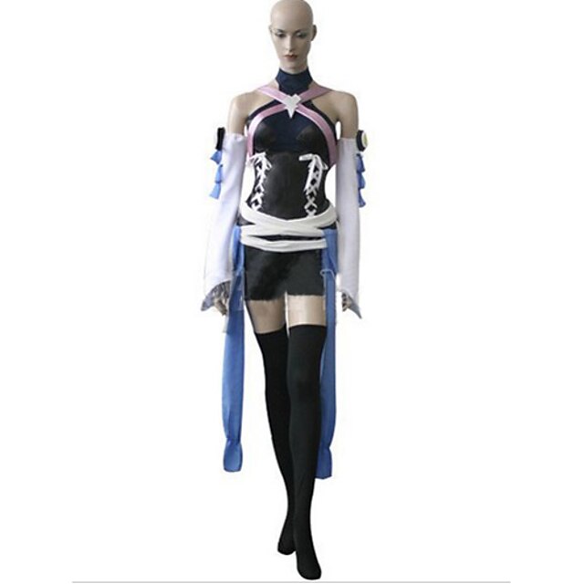  Inspired by Kingdom Hearts Kairi Video Game Cosplay Costumes Cosplay Suits Patchwork Sleeveless Top Gloves Belt Shorts