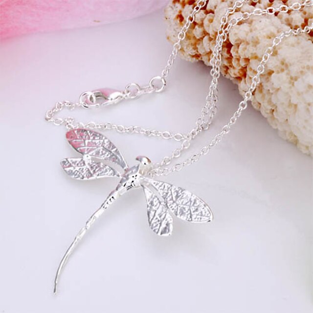  Pendant Necklace Silver Plated Alloy Pendant Necklace , Wedding Party Daily