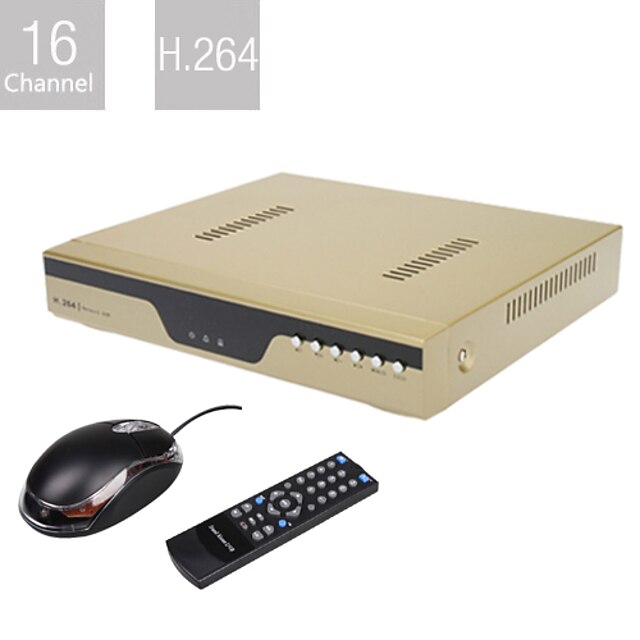  de muy bajo precio de 16 canales DVR H.264 (acceso remoto, red)