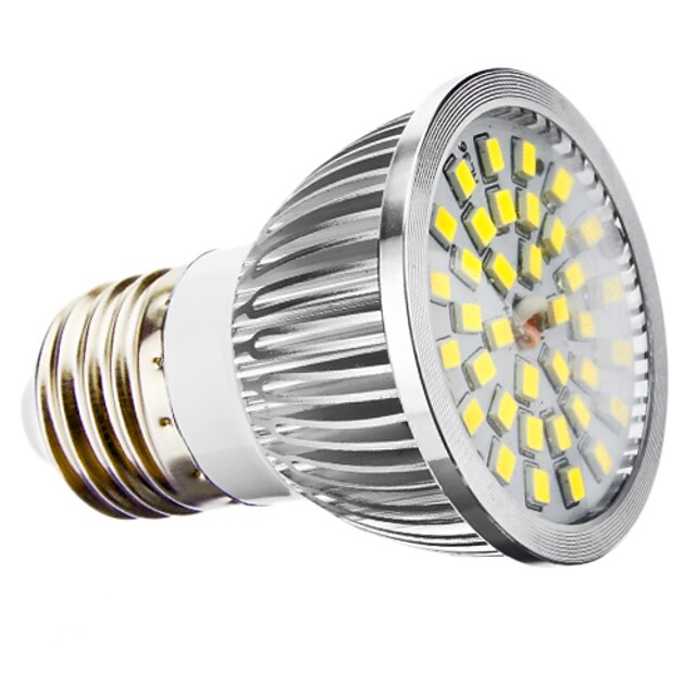  E27 5W 36x2835SMD 360lm 6000K Super White Light Spot LED Bulb (110-240V)