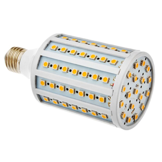 20 W LED Corn Lights 600-630 lm E26 / E27 T 102 LED Beads SMD 5050 Warm White 220-240 V