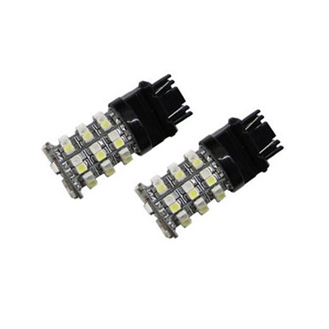  60-SMD-1210 Branco 3157 3155 3457 4157 Switchback lâmpadas LED para acender as luzes de sinal