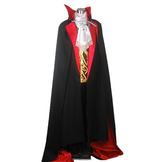  Vampyrer Cosplay Kostumer Party-kostyme Voksne Herre Halloween Festival / høytid Silke Karneval Kostumer Ensfarget